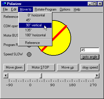 Drehfilter-Steuerprogramm