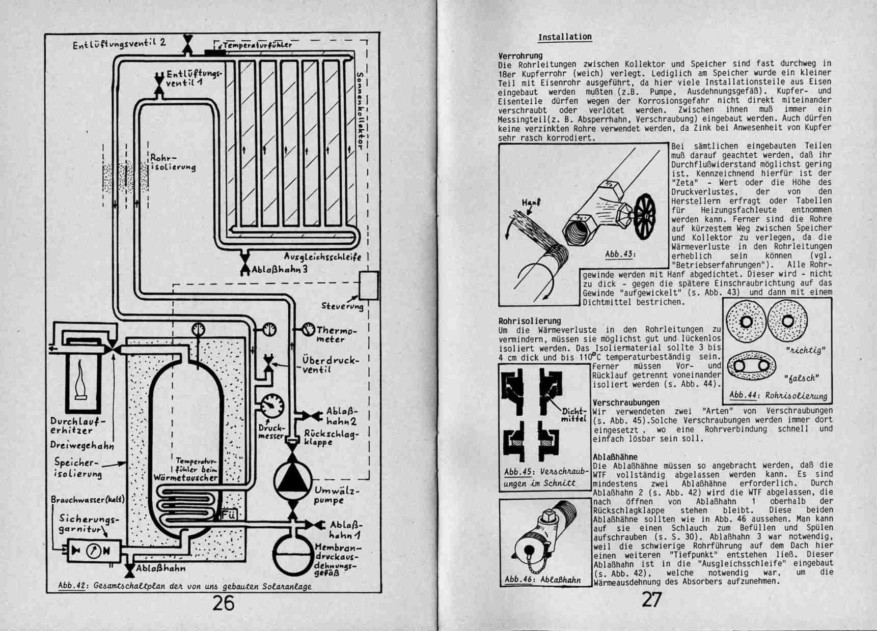 Doppelseite aus der Broschüre
