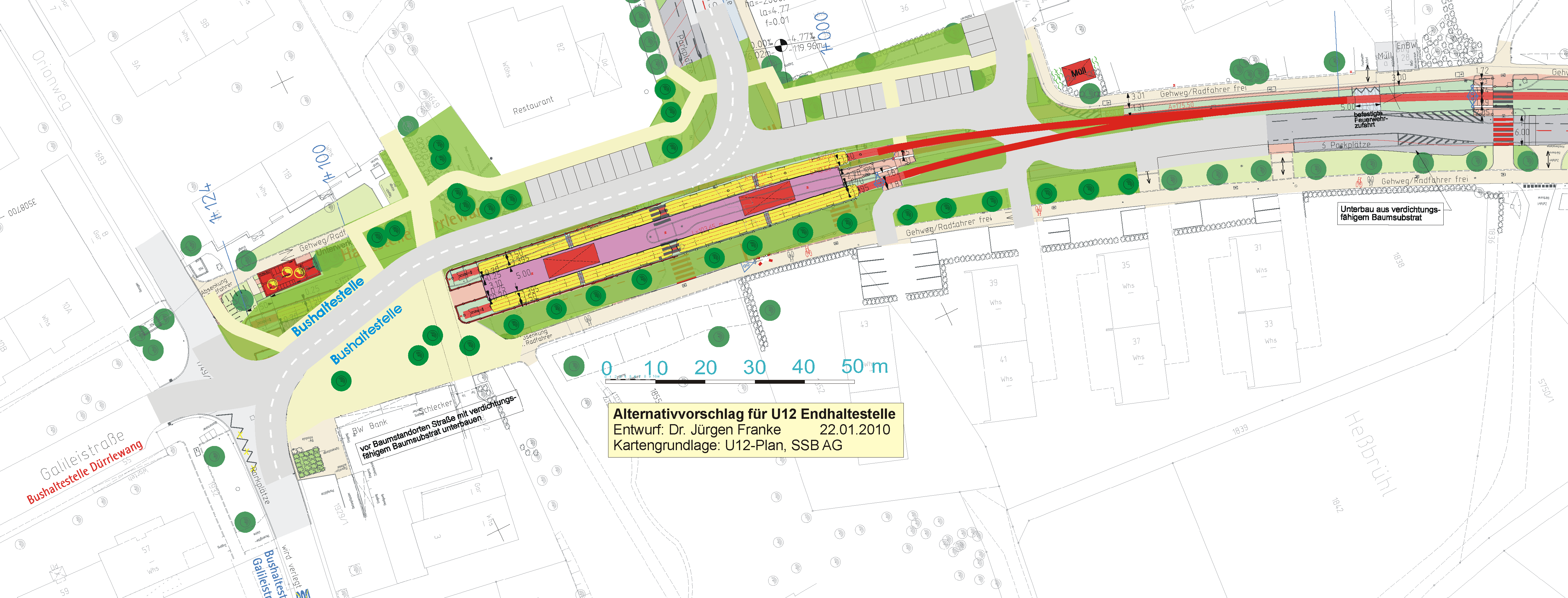 Alternativvorschlag zur urspr�nglichen SSB-Planung