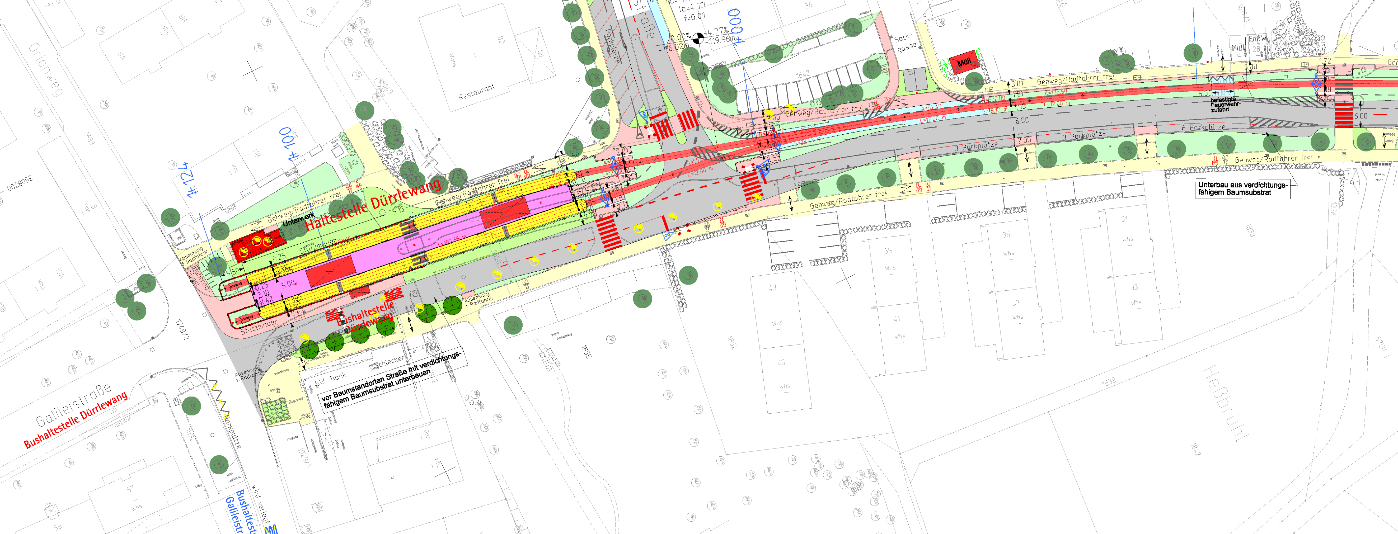 urspr�nglicher Plan der SSB